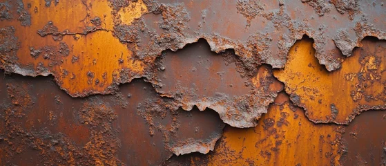 Textured metal surfaces with rust patina © Adi