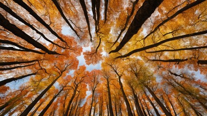 autumn, wood