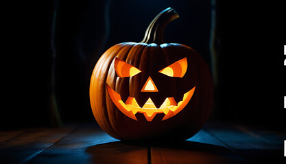 pumpkin text effect halloween background