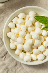Organic White Mozzarella Pearls Cheese