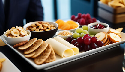 healthy snack platter variety options