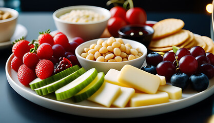 healthy snack platter variety options