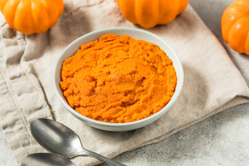 Organic Raw Orange Canned Pumpkin Puree