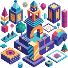 3D Isometric Illustrations - Modern and Stylish Design Assets