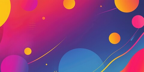 abstract colorful background with bubbles
