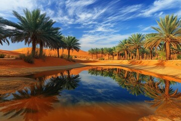 Obraz premium Remah Desert, Al Ain, Abu Dhabi, United Arab Emirates, Middle East, ai