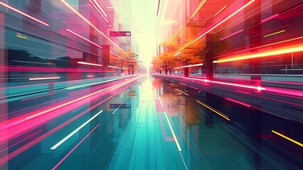 Abstract digital glitch featuring distorted color bars and a noise background. Perfect for tech, media, and creative content, highlighting visual disruption and modern digital aesthetics.