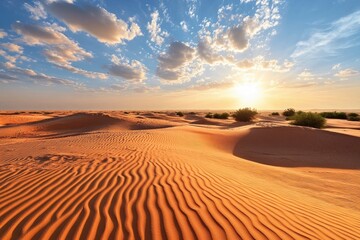 Naklejka premium Remah Desert, Al Ain, Abu Dhabi, United Arab Emirates, Middle East, ai