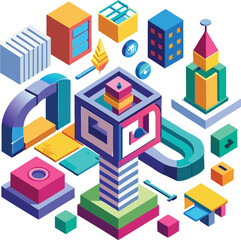 3D Isometric Illustrations - Modern and Stylish Design Assets