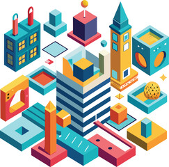 3D Isometric Illustrations - Modern and Stylish Design Assets