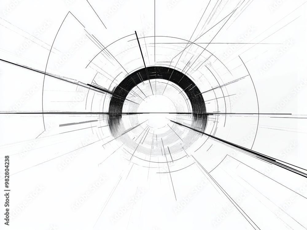 Aufkleber an interface element in the futuristic style of a callout title.