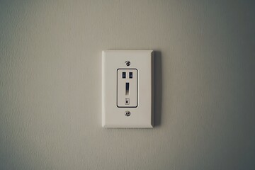 White Electrical Outlet on a Wall