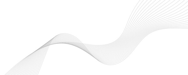 Abstract vector background with grey wavy lines. EPS10
