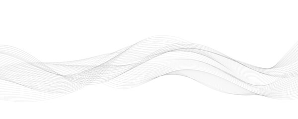 Abstract vector background with grey wavy lines. EPS10