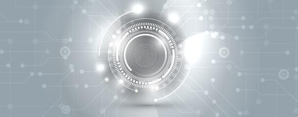 Obraz premium The intersection of technology and business strategy in driving sustainable progress. Vector Art.