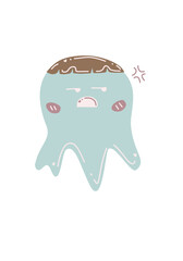 Emotion stamp stickers illustration drawing painting design art pictures line 