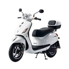Fototapete Rund scooter isolated © MDTOUFICKAHAMAD