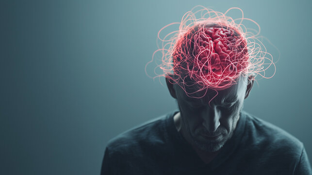 The Mind's Labyrinth: A Visual Representation of Overthinking