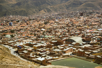 Panoramic Urban Tapestry - The City of Potosí