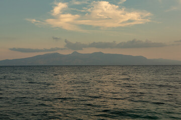 Mountain landscape in Albania. The beautiful summer nature in Europe. Adventure travel in Albania.
