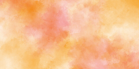 abstract Grunge and Vintage paper background, Creative soft colorful vintage pastel abstract watercolor, abstract orange and pink background with watercolor painted texture, 