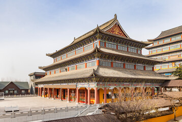 Obraz premium Qinhuangdao Fayun Temple architectural landscape