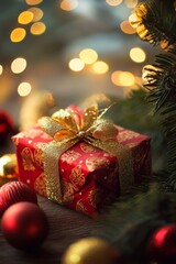 Festive Christmas and New Year background