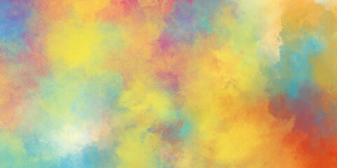 Abstract bright and shinny lovely soft color watercolor background, Beautiful and light color colorful background, Colorful and bright watercolor background texture with grunge watercolor splashes.