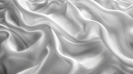 Obraz premium White silk background close up