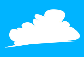 set of clouds element  for illustration decoration white sky with other varian
