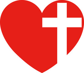 하트 십자가
