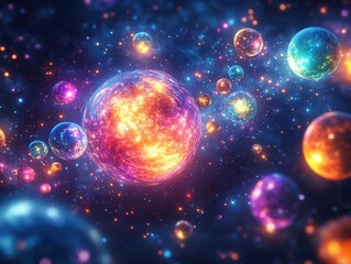 Bring to life a mesmerizing scene with vibrant