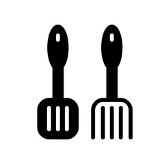 Kitchen utensil spatula icon template