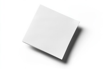 Sticky Note Pad. White Business Post-It Note on Isolated Background