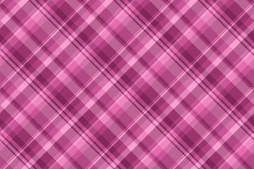 Plaid tartan texture of seamless vector background with a pattern fabric check textile.