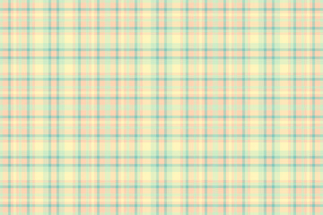Creative textile check fabric, masculine texture vector background. Golf seamless plaid tartan pattern in light and teal colors.