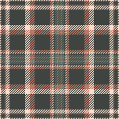 Livingroom check background seamless, day tartan fabric plaid. Card vector texture textile pattern in grey and light colors.