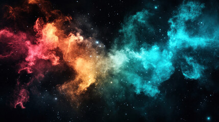 Fototapeta premium A visualized representation of the internet as a network of interlinked data points, flowing in a web-like structure across a dark, virtual space