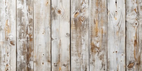 Weathered White Wooden Texture Background with Vintage Aged Patina for Rustic Design Projects