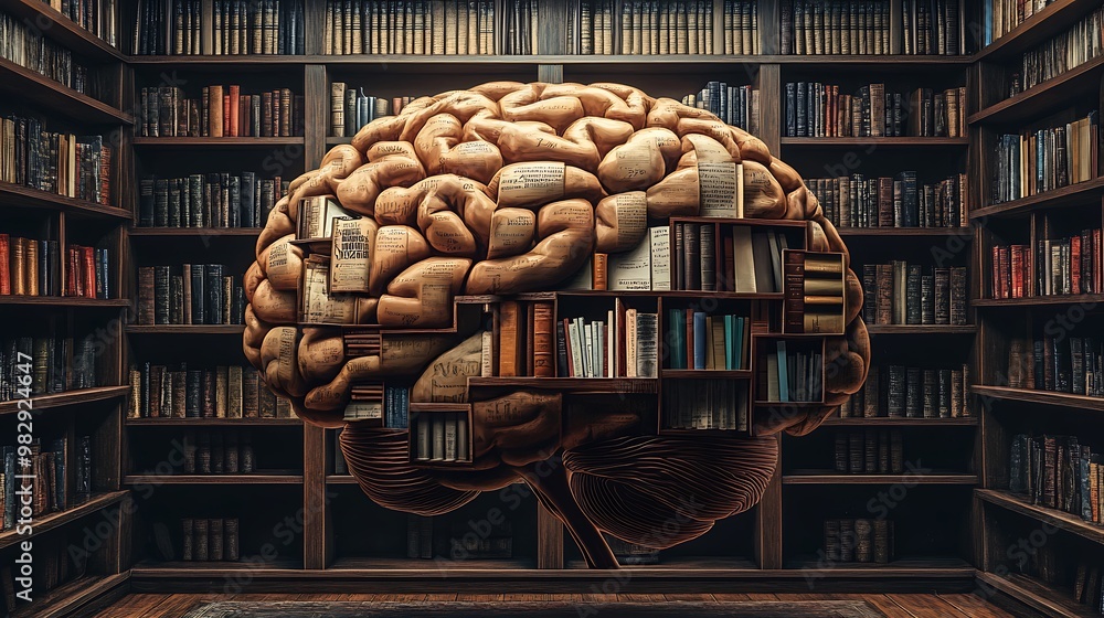 Poster Cognitive Metamorphosis: Brain to Library Transformation with Memory Books Shelf