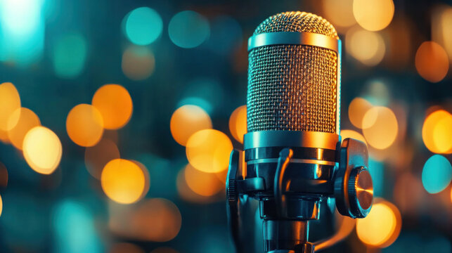 A person speaking a payment command to a virtual assistant, voice waves visible, confirming a voice-activated transaction in a modern setting