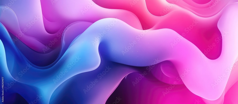 Poster gradient liquid abstract background design