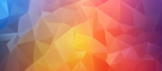 Obraz premium Low Polygon Triangle Geometric Background