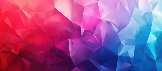 Obraz premium Low Polygon Triangular Background Design