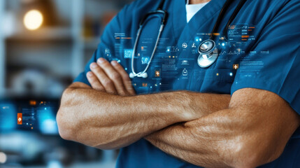 Telemedicine platform displaying mobile payment options for virtual healthcare appointments, with biometric authentication