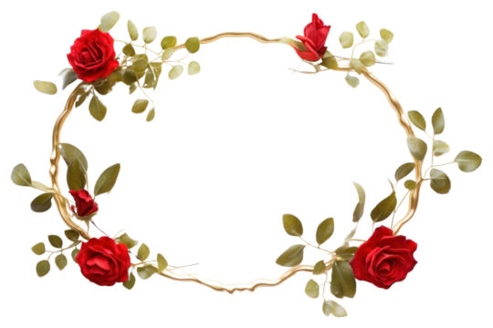 Flower rose jewelry wreath.