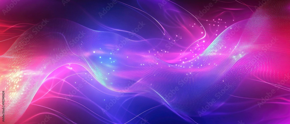 Aufkleber abstract background with light elements in a creative and whimsical design