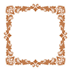 Luxury frame Ornament wedding decoration