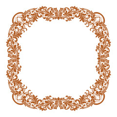 Luxury frame Ornament wedding decoration