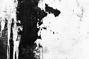 Abstract black and white textured background with a surreal grunge effect